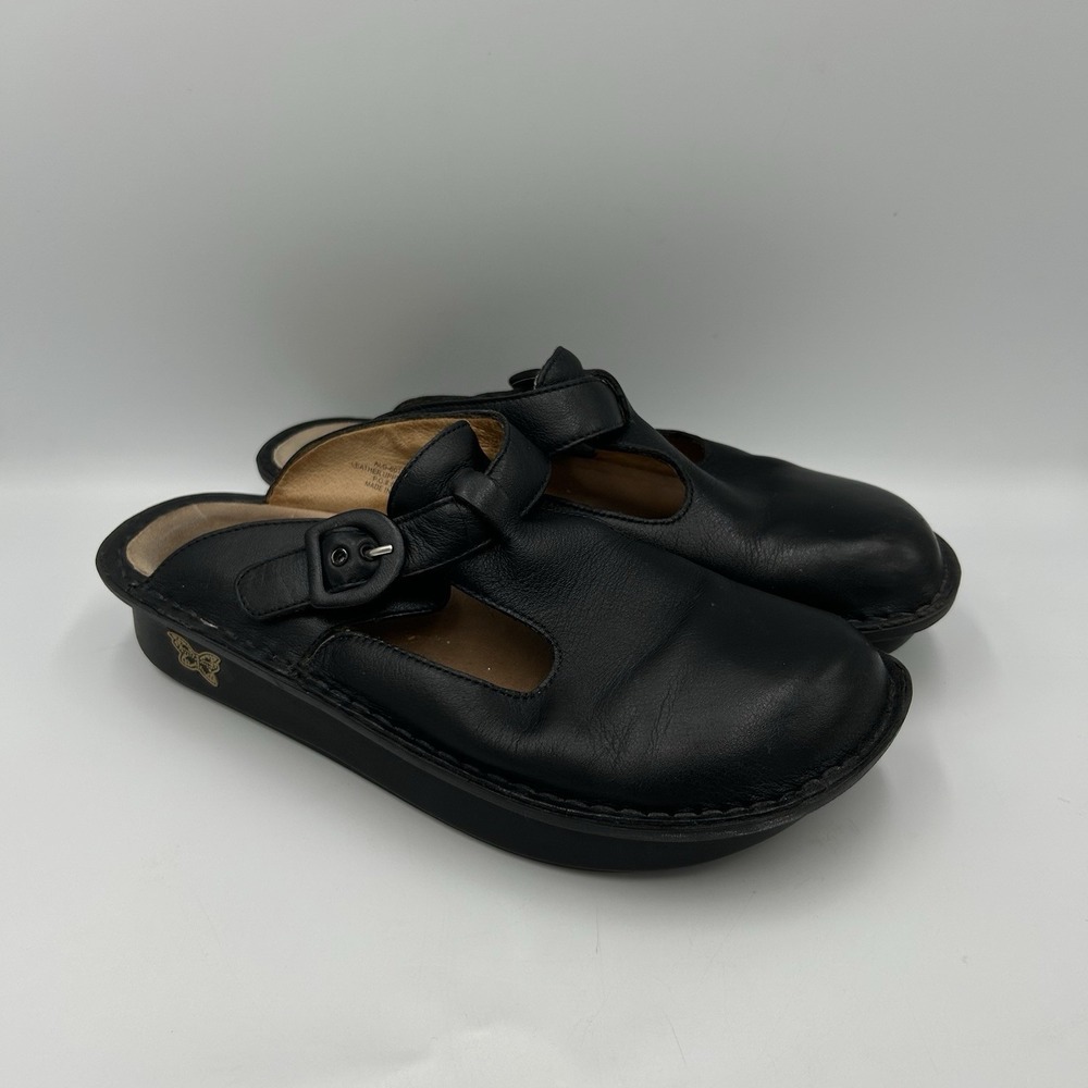 ALEGRIA Comfort Classic‎ PG Leather Clog Shoes Sz 39